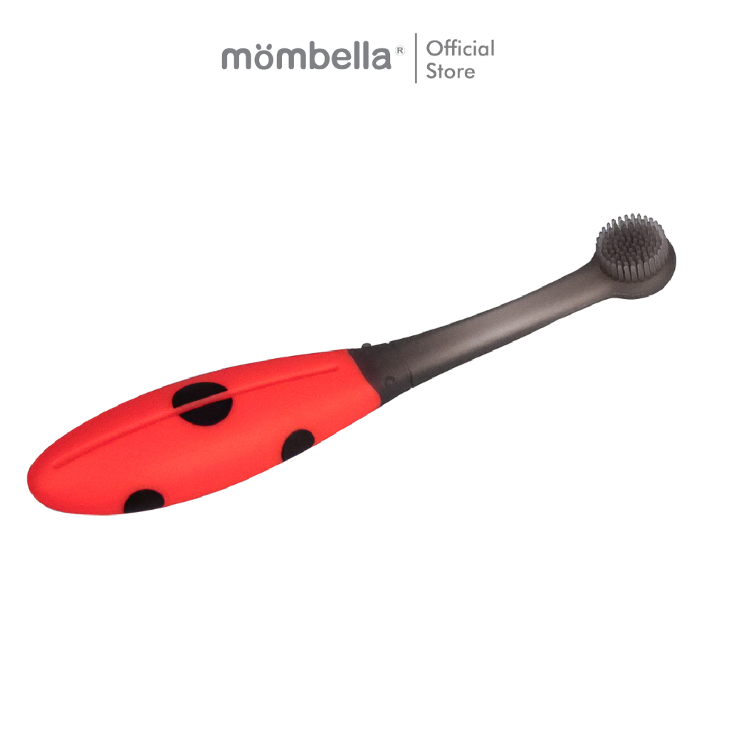 Mombella แปรงสีฟันมัมเบล่าเต่าทอง ของแท้จากอังกฤษ ปลอดภัยมี มอก. แปรงสีฟันซิลิโคนสำหรับทารกวัย 6M+ ทำจากซิลิโคนฟูดเกรดสำหรับเด็ก ราคา 329 บาท*ส่งฟรี