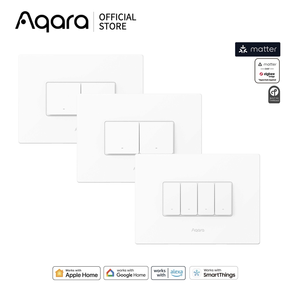 Aqara Smart Switch Light Switch H2 Horizontal - White ราคา 2,290 บาท*ส่งฟรี