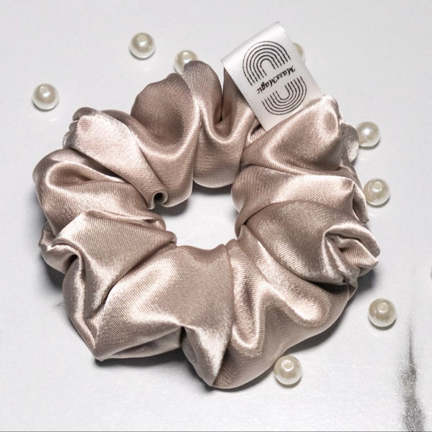 Cobalt Silver Satin Hair Tie, Size 3.5 Inches / Inch ราคา 47 บาท*ส่งฟรี