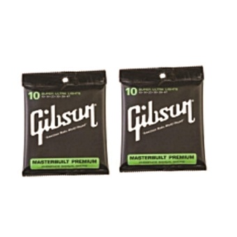 2561 Gibson สายกีตาร์โปร่ง SUPER ULTRA LIGHTS รุ่น G10-47 (2Set)