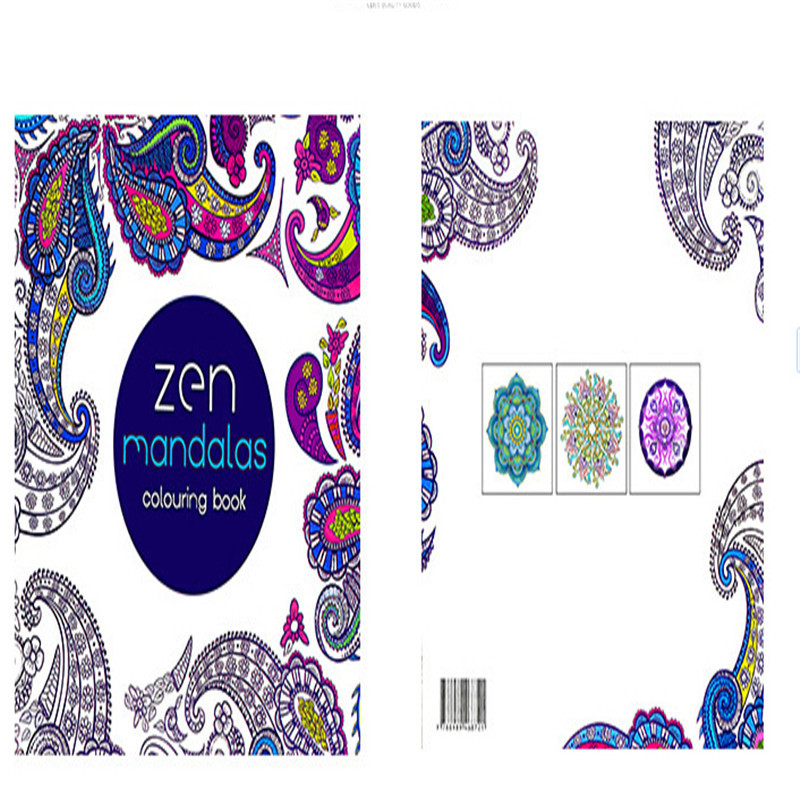 Hanyu Secret Garden Zen Mandala Coloring Book Children AdultRelieve Stress Kill Time Graffiti