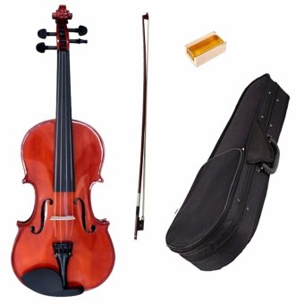 ประเทศไทย Harrier violin ไวโอลิน รุ่น MV 012W 4/4 ไม้โซลิดอย่างดี แถมกระเป๋า+คันชัก+ยางสน
