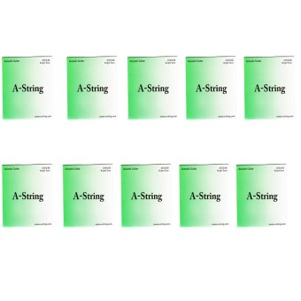 A-String สายกีตาร์โปร่งเบอร์ 10 แพค 10 ชุด A-String สายกีตาร์โปร่งเบอร์ 10 แพค 10 ชุด