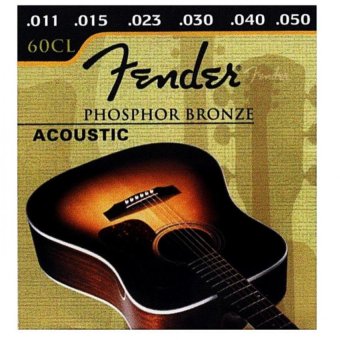Fender สายกีต้าร์โปร่ง คุณภาพสูง 60CL เบอร์ 11 (1ชุด) Fender สายกีต้าร์โปร่ง คุณภาพสูง 60CL เบอร์ 11 (1ชุด)