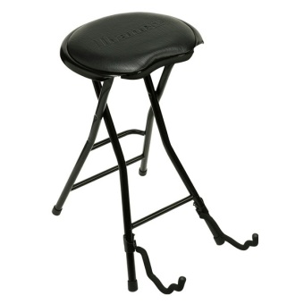 Ibanez IMC50FS Folding Stool for Guitarists / Bassists Can Be Used As Guitar Stand เก้าอี้พร้อมขาตั้งกีต้าร์ - Black Ibanez IMC50FS Folding Stool for Guitarists / Bassists Can Be Used As Guitar Stand เก้าอี้พร้อมขาตั้งกีต้าร์ - Black