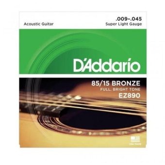 Daddario สายกีตาร์โปร่ง EZ890 Super Light .009-.045 Daddario สายกีตาร์โปร่ง EZ890 Super Light .009-.045