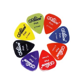 Alice Pick Guitar ปิ๊กขนาด 0.71 8 อัน Alice Pick Guitar ปิ๊กขนาด 0.71 8 อัน