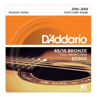 D'Addario สายชุดกีตาร์โปร่ง รุ่น EZ900 010 -050 D'Addario สายชุดกีตาร์โปร่ง รุ่น EZ900 010 -050