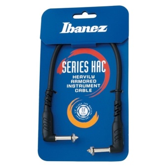Ibanez 0.8'' L Plug/L Plug สายพ่วงสัญญาณสำหรับอุปกรณ์ดนตรี รุ่น HAC08LL - Black Ibanez 0.8'' L Plug/L Plug สายพ่วงสัญญาณสำหรับอุปกรณ์ดนตรี รุ่น HAC08LL - Black