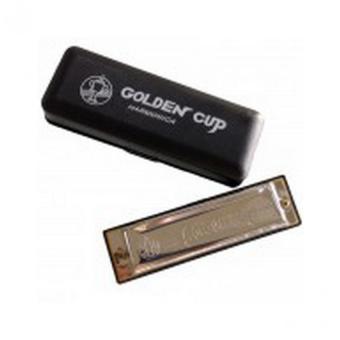 Golden Cup ฮาร์โมนิก้า ขนาด 10 ช่อง คีย์ C รุ่น JH1020FC Golden Cup ฮาร์โมนิก้า ขนาด 10 ช่อง คีย์ C รุ่น JH1020FC