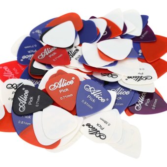 Alice AP-100P 100ชิ้น 0.58มม/0.71มม/0.81มม Plectrums หยิบกีต้าร์ Alice AP-100P 100ชิ้น 0.58มม/0.71มม/0.81มม Plectrums หยิบกีต้าร์