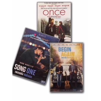 DVD Begin Again เพราะรัก คือเพลงรัก + Once หัวใจร้องว่ารักเธอ + Song One เพลงหนึ่ง คิดถึงเธอ (3 DVDs) DVD Begin Again เพราะรัก คือเพลงรัก + Once หัวใจร้องว่ารักเธอ + Song One เพลงหนึ่ง คิดถึงเธอ (3 DVDs)