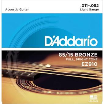 Daddario สายกีตาร์โปร่ง รุ่น EZ-910แท้100% Daddario สายกีตาร์โปร่ง รุ่น EZ-910แท้100%