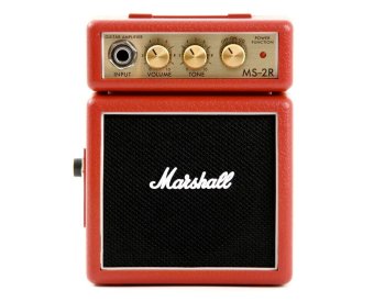 MARSHALL ตู้แอมป์ขนาดเล็ก รุ่น MS-2RD สีแดง MARSHALL ตู้แอมป์ขนาดเล็ก รุ่น MS-2RD สีแดง