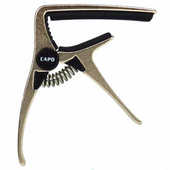 Aroma คาโป้กีตาร์ แบบหนีบ รุ่น AC-20GD สีทอง (คาโป้กีตาร์โปร่ง, guitar capo) Aroma คาโป้กีตาร์ แบบหนีบ รุ่น AC-20GD สีทอง (คาโป้กีตาร์โปร่ง, guitar capo)
