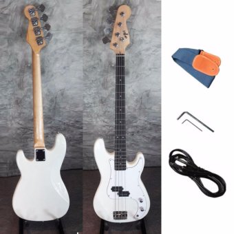 At First Electric Bass เบสไฟฟ้า รุ่น PB-4 + สายสะพาย + สายแจ็ค At First Electric Bass เบสไฟฟ้า รุ่น PB-4 + สายสะพาย + สายแจ็ค