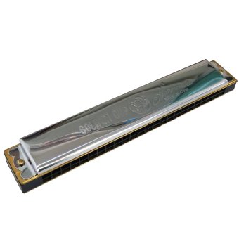 Golden Cup ฮาร์โมนิก้า ขนาด 24 ช่อง(คู่) คีย์ C รุ่น JH024 (Harmonica 24 Holes Key C) Golden Cup ฮาร์โมนิก้า ขนาด 24 ช่อง(คู่) คีย์ C รุ่น JH024 (Harmonica 24 Holes Key C)
