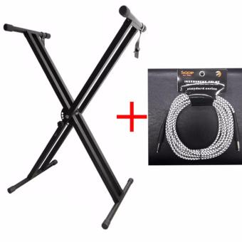 At First Keyboard Stand 2X + สายแจ็ค Sqoe 3 เมตร At First Keyboard Stand 2X + สายแจ็ค Sqoe 3 เมตร