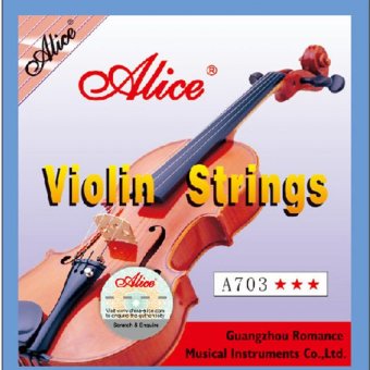 Alice สายไวโอลีน อย่างดี Medium Tension 4/4 scale length Violin A703A Alice สายไวโอลีน อย่างดี Medium Tension 4/4 scale length Violin A703A