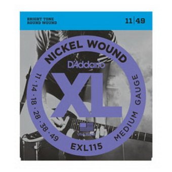 D'addario สายกีตาร์ไฟฟ้า รุ่น EXL-115 D'addario สายกีตาร์ไฟฟ้า รุ่น EXL-115