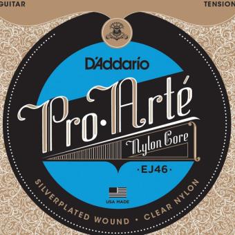 D'Addario สายกีต้าร์คลาสสิค รุ่น EJ46 - สายไนล่อนคุณภาพสูง ตระกูล Pro-Arte แรงดึงคงที่ตลอดเส้น พันรอบด้วยลวดชุบเงินสเตอริง ให้เสียงใส D'Addario สายกีต้าร์คลาสสิค รุ่น EJ46 - สายไนล่อนคุณภาพสูง ตระกูล Pro-Arte แรงดึงคงที่ตลอดเส้น พันรอบด้วยลวดชุบเงินสเตอริง ให้เสียงใส