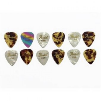Fender ปิคกีตาร์ 12 อัน รุ่น 0.7 มิลลิเมตร Fender ปิคกีตาร์ 12 อัน รุ่น 0.7 มิลลิเมตร