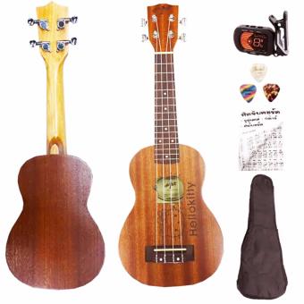 At First อูคูเลเล่ Ukulele Soprano Cat + Tuner + กระเป๋า + ปิ๊กกีตาร์2ตัว + ตารางคอร์ด At First อูคูเลเล่ Ukulele Soprano Cat + Tuner + กระเป๋า + ปิ๊กกีตาร์2ตัว + ตารางคอร์ด