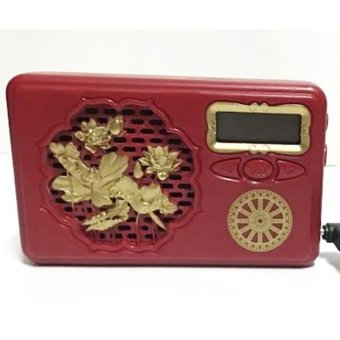 MUSIC BUDDHA กล่องสวดมนต์เสริมบุญ สีแดง MUSIC BUDDHA กล่องสวดมนต์เสริมบุญ สีแดง