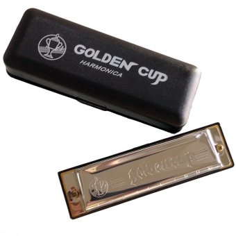 Golden Cup Harmonica 10 ช่อง คีย์ Bรุ่น JH1020 (Silver) Golden Cup Harmonica 10 ช่อง คีย์ Bรุ่น JH1020 (Silver)