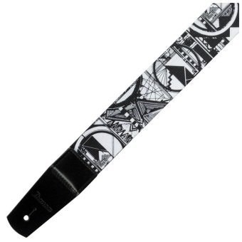 Ibanez Standard Strap สายสะพายสำหรับ กีตาร์ และ เบส GSD50P4 - White Ibanez Standard Strap สายสะพายสำหรับ กีตาร์ และ เบส GSD50P4 - White