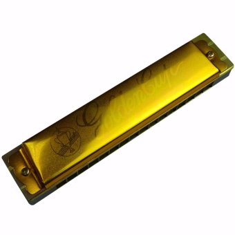Golden Cup ฮาร์โมนิก้า 16 ช่อง แบบ 2 แถว คีย์ C รุ่น JH016-1GD - สีทอง (Harmonica Key C) Golden Cup ฮาร์โมนิก้า 16 ช่อง แบบ 2 แถว คีย์ C รุ่น JH016-1GD - สีทอง (Harmonica Key C)