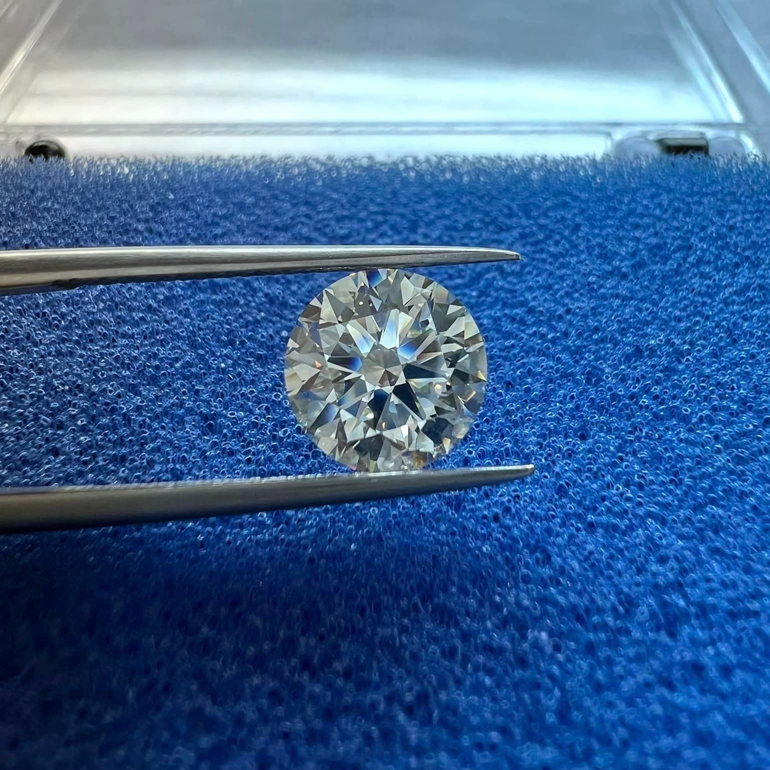 Syn diamond Round Brilliant เพชรทรงกลม ขนาด 1.21 CT. E Color(น้ำ99) ความสะอาด VS1 เพชรแท้จากห้องแล็บ ใบเซอร์ IGI #147 , Lab Grown Diamond ราคา 16,516 บาท*ส่งฟรี