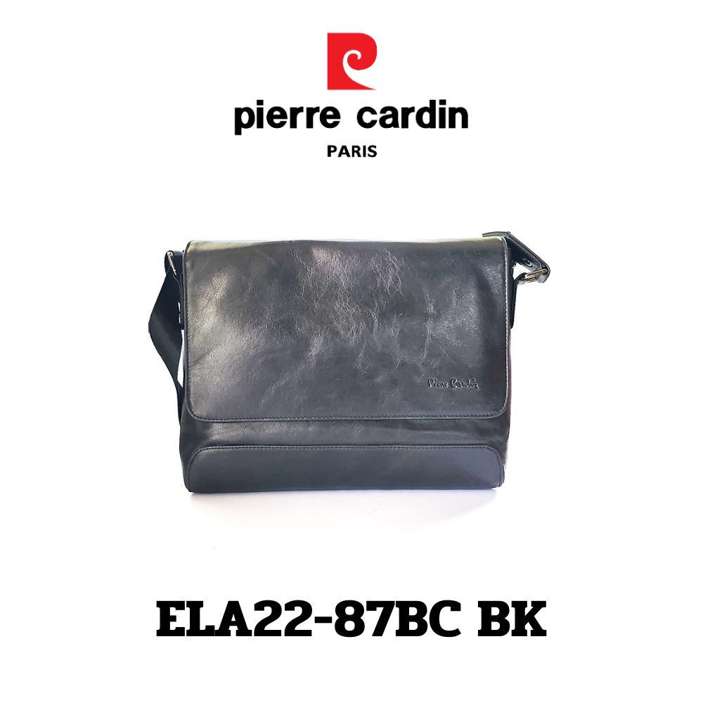 Pierre cardin (ปีแอร์การ์แดง) กระเป๋าสะพายข้างหนังแท้ กระเป๋าหนังสะพายข้าง กระเป๋าเอกสาร มีช่องใส่ของเยอะ รุ่น ELA22-87BC พร้อมส่ง ราคา 6,112 บาท*ส่งฟรี