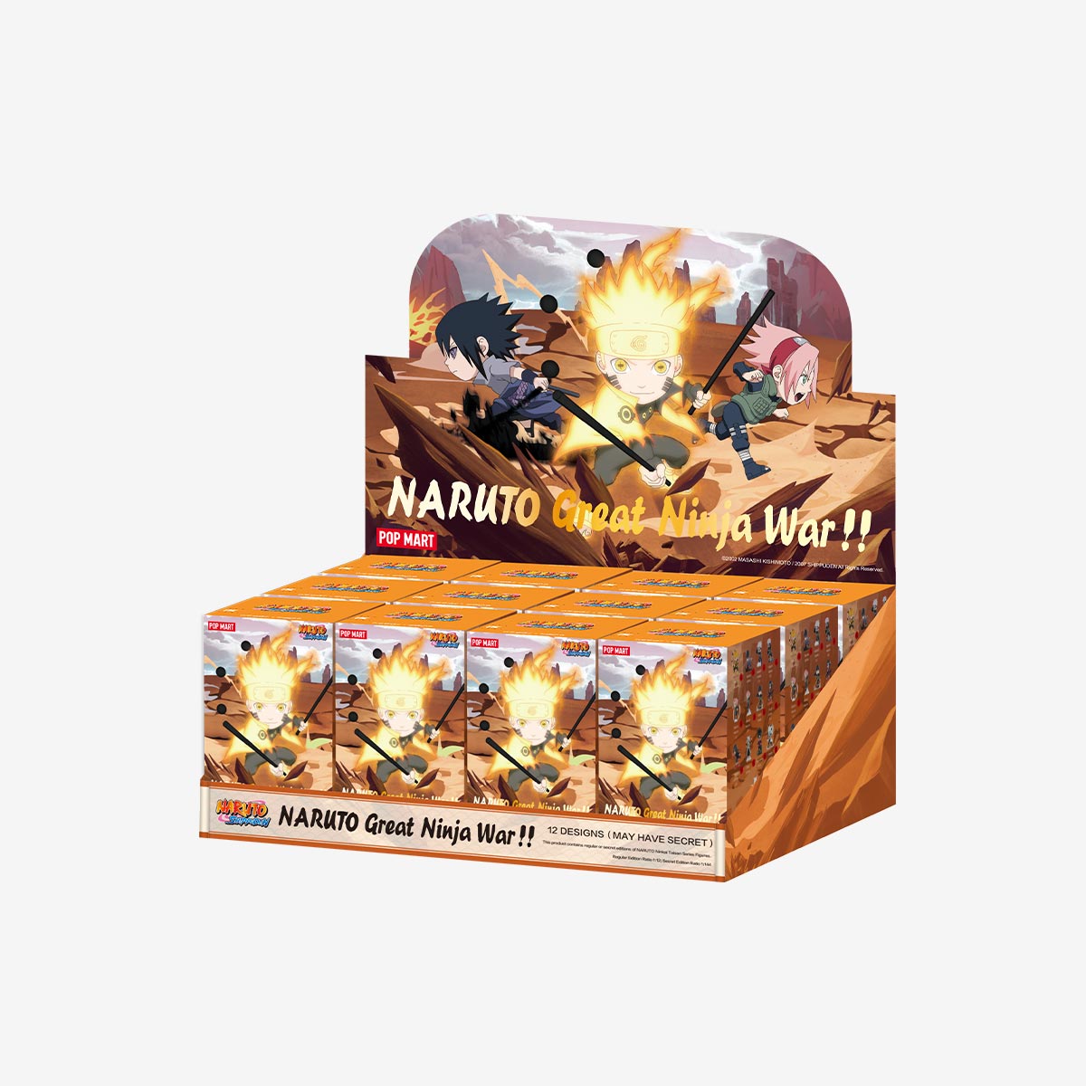 โมเดลฟิกเกอร์ ของสะสม POP MART กล่องชุด NARUTO Ninkai Taisen Series ทั้งกล่อง ราคา 4,600 บาท*ส่งฟรี