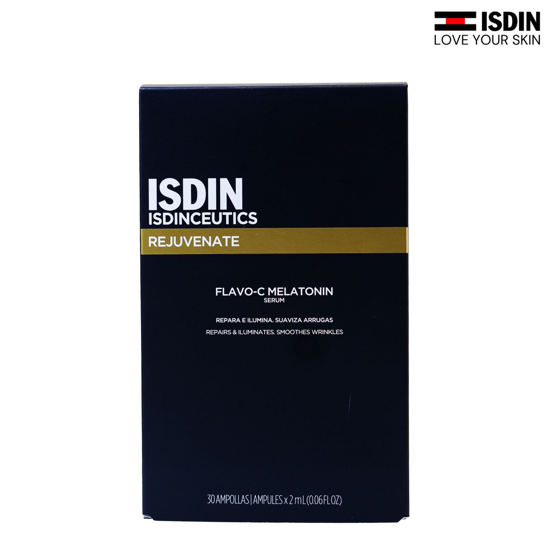 Isdin Isdinceutics Flavo-C Melatonin, a Night-Time Formula Skin Revitalizing Serum, Delays Aging, Makes Skin Clear and Youthful Every Morning as if You Just Woke up after a 8-Hour Sleep. ราคา 2,590 บาท*ส่งฟรี