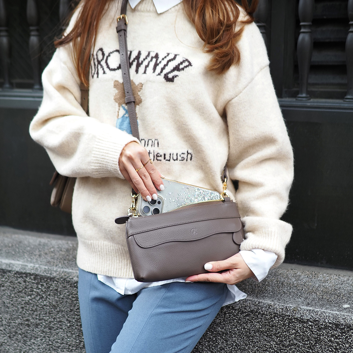 Charin bag - Sherbet mix รุ่นเอนกประสงค์ กระเป๋าหนังวัวนุ่ม ราคา 2,409 บาท*ส่งฟรี