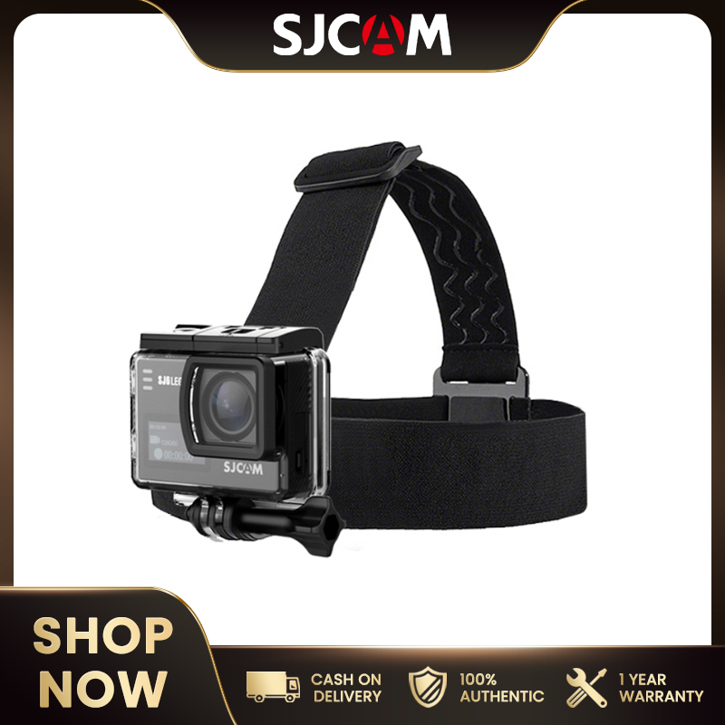 SJCAM Camera hành động đai co giãn dây đeo đầu gắn mũ bảo hiểm vành đai phiêu lưu mặc dây đai du lịc