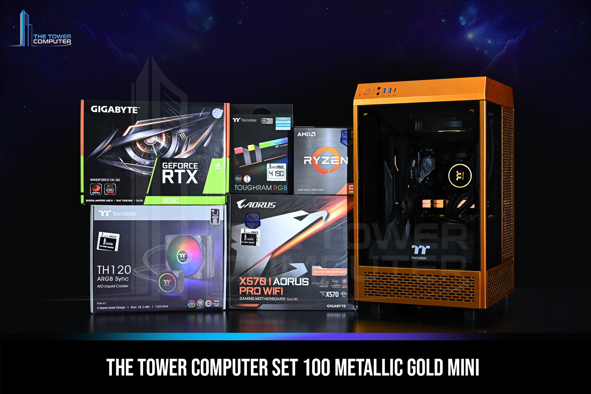 TheTowerComputer คอมประกอบกับเซตตู้ปลาขนาดเล็ก อุ้มง่าย พร้อมของแถมอีกมากมาย ราคา 33,110 บาท*ส่งฟรี