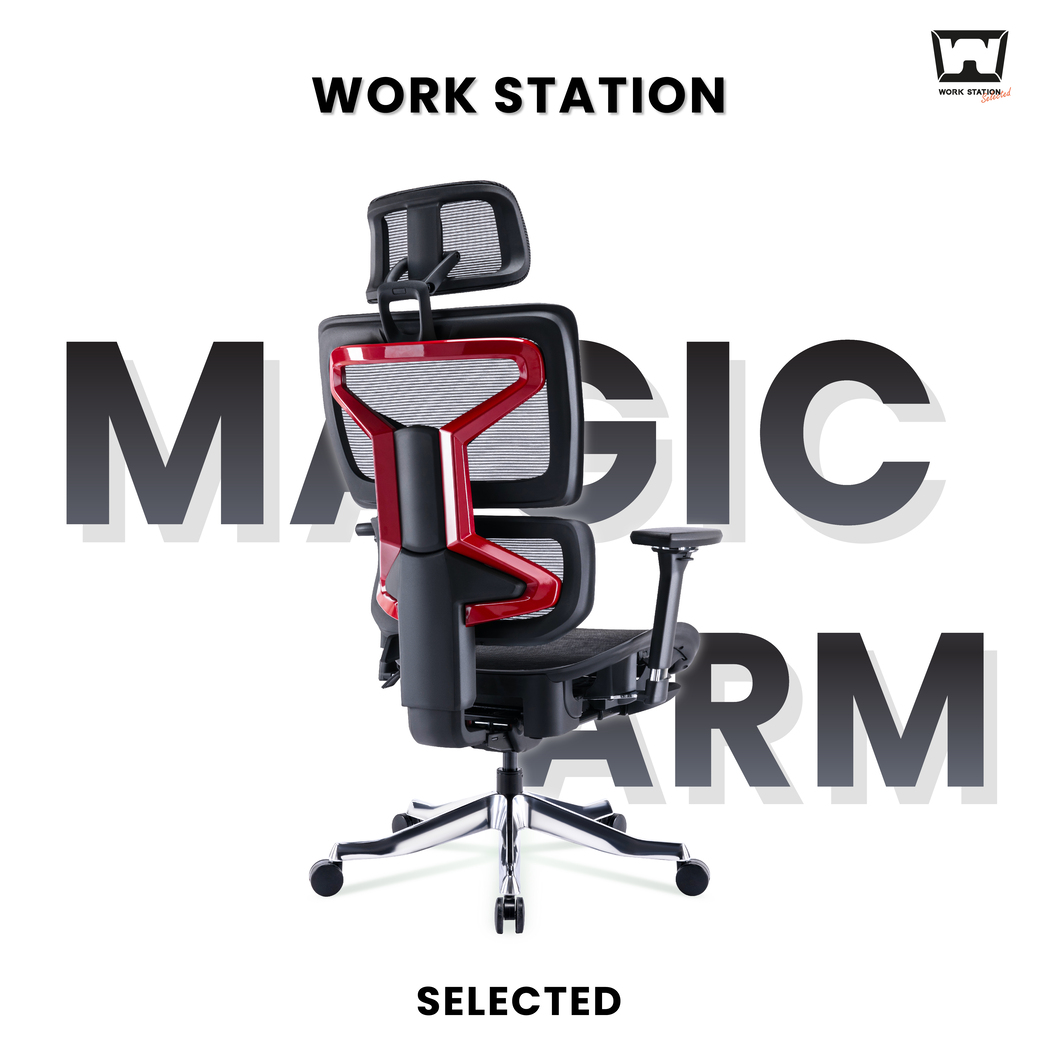 Work Station - Ergonomic chair เก้าอี้ทำงานเพื่อสุขภาพ รุ่น Model S Magic Arm ราคา 12,150 บาท*ส่งฟรี