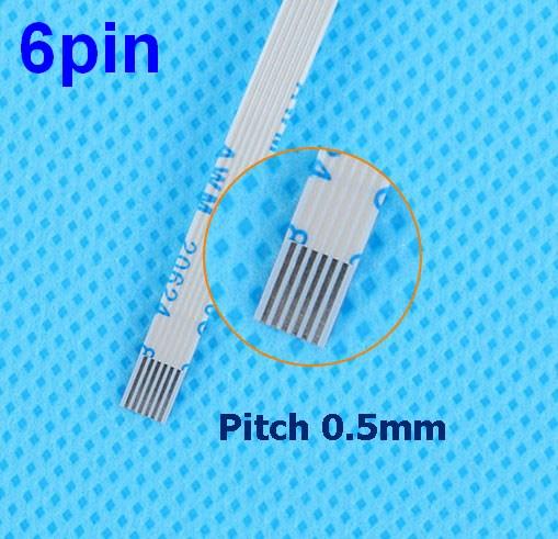 สายแพร Pitch 0.5mm ยาว 40cm Flexible Flat Cable สายแพ FFC 4pin, 6pin, 8pin,10pin,12pin,14pin, 16pin, 18pin, 20pin, 24pin, 26pin, 30pin, 32pin, 34pin, 40pin AWM