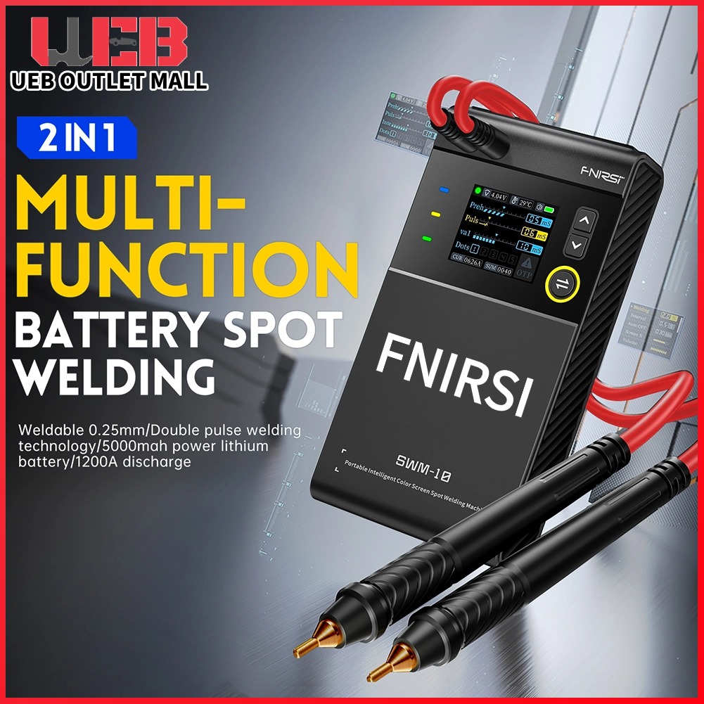 UEB Portable Spot Welding Machine Digital Display 1200A Spot Welding Machine 0.1-0.25 Mm. Handheld Nickel Welding Machine 18650 Lithium Battery ราคา 1,399 บาท*ส่งฟรี