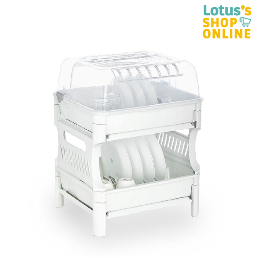 CLIP PAC DISHRACK 2 LAYERS #PN3838 (WHITE) ราคา 377 บาท*ส่งฟรี