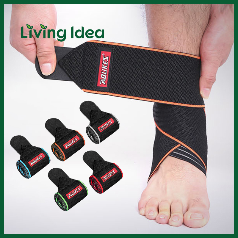 Living idea สายรัดข้อเท้า BOER SPORT กระชับกล้ามเนื้อข้อเท้า ป้องกันข้อเท้าพลิก ข้อเท้าแพลง