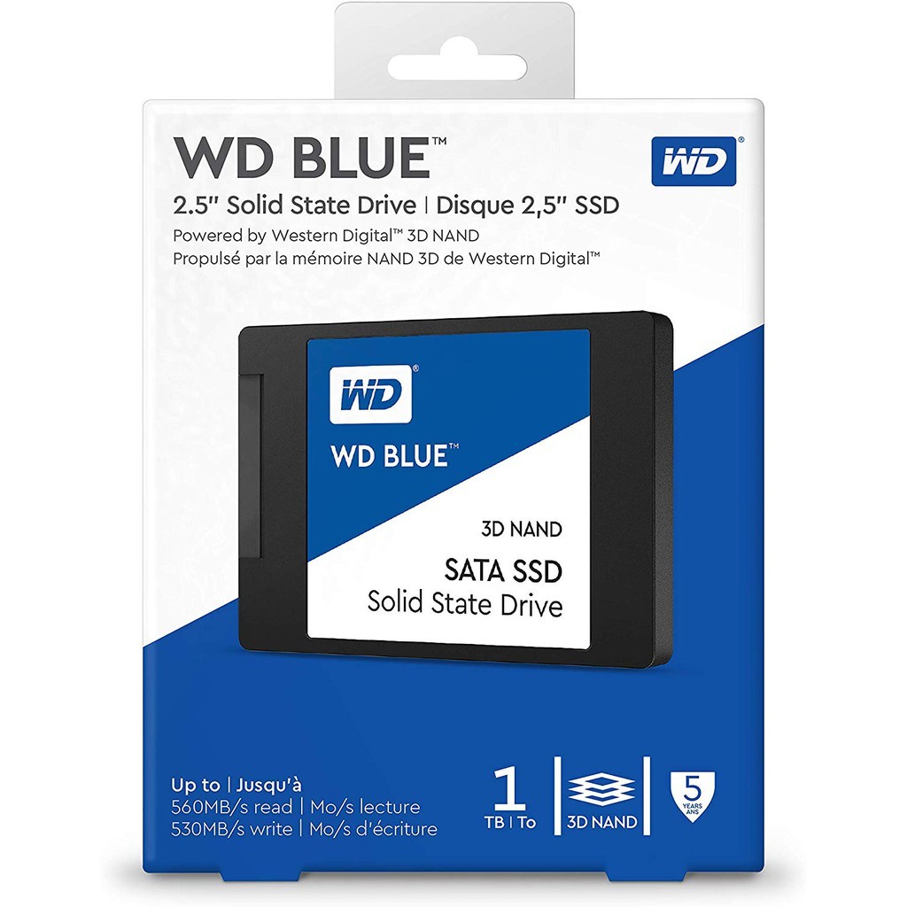 รูปภาพของ ⚡️ WD SSD BLUE SATA 1TB (WDS100T2B0A)(เอสเอสดี) WD SSD SATA3 2.5/ Warranty 5 YEAR BY SYNNEX
