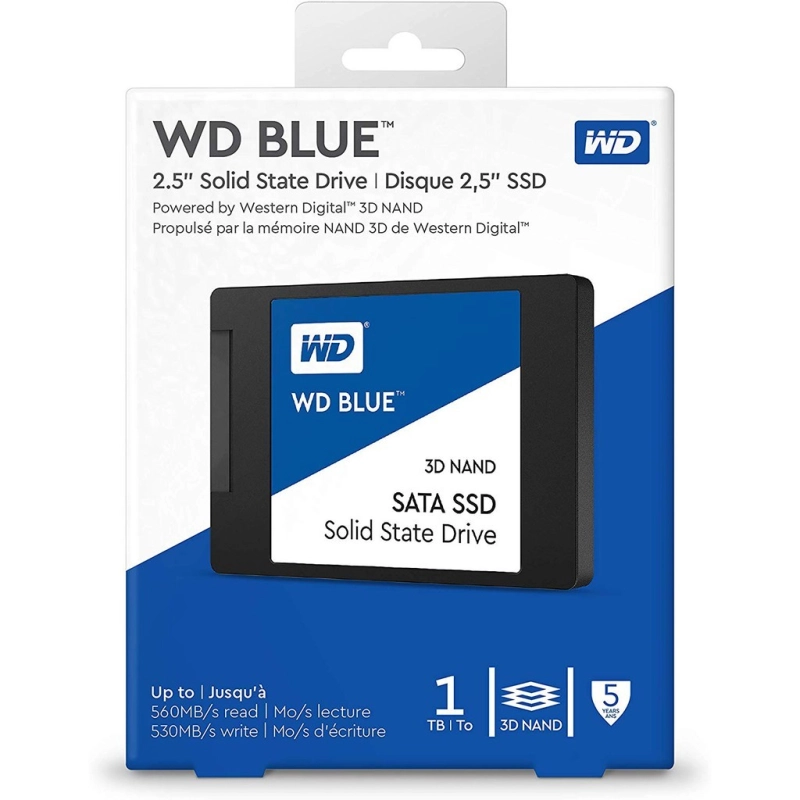 ภาพหน้าปกสินค้า️ WD SSD BLUE SATA 1TB (WDS100T2B0A)(เอสเอสดี) WD SSD SATA3 2.5/ Warranty 5 YEAR BY SYNNEX
