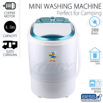 เครื่องซักผ้ามินิ Cleaning Machine ความจุ 4.5 กิโลกรัม เครื่องซักผ้าเปิดฝาด้านบนเครื่องซักผ้าและเครื่องอบผ้า(ขาว) เครื่องซักผ้ามินิ Cleaning Machine ความจุ 4.5 กิโลกรัม เครื่องซักผ้าเปิดฝาด้านบนเครื่องซักผ้าและเครื่องอบผ้า(ขาว)