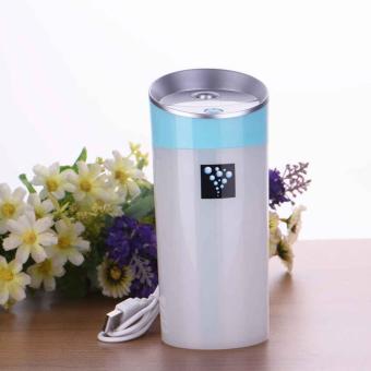 2560 Anion เครื่องฟอกอากาศแบบพกพารูปทรงกระป๋องน้ำ พลังงาน usb สีฟ้า