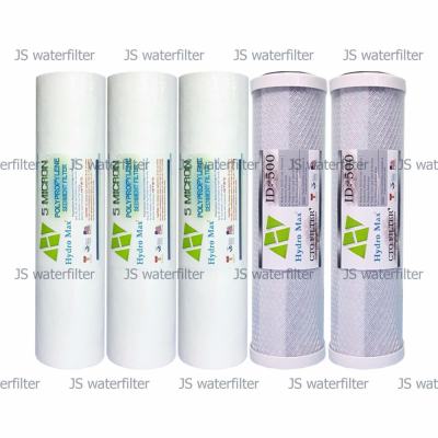 Colandas Hydro Max ไส้กรองน้ำ เครื่องกรองน้ำดื่ม 5 ขั้นตอน sediment Polypropylene CTO 10 นิ้ว 5 ชิ้น