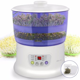 Getzhop เครื่องปลูกถั่วงอก Bean Sprouts Machine เครื่องเพาะธัญพืช Bear รุ่น DYJ-A02G1 - สีม่วงขาว Getzhop เครื่องปลูกถั่วงอก Bean Sprouts Machine เครื่องเพาะธัญพืช Bear รุ่น DYJ-A02G1 - สีม่วงขาว