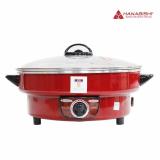 Hanabishi กระทะไฟฟ้า รุ่น HEP-19 - สีแดง Electric Pan